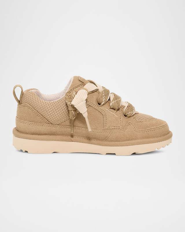 Kid's Lo Lowmel Mesh & Suede Low-Top Sneakers